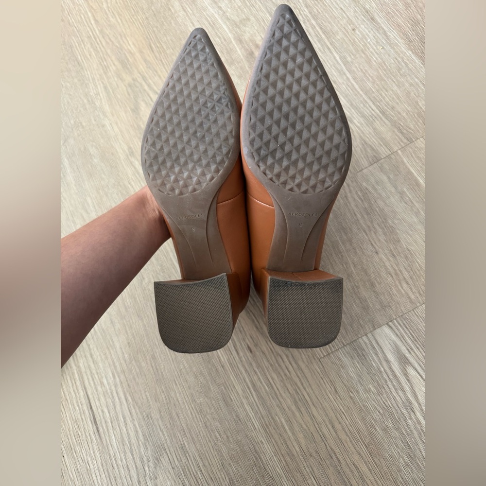 AEROSOLES Ivory Pumps in Tan - Picture 7 of 10